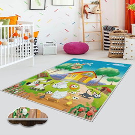 Conceptum Alfombra de Pasillo Eexfab852 Multicolor 100 x 200 cm